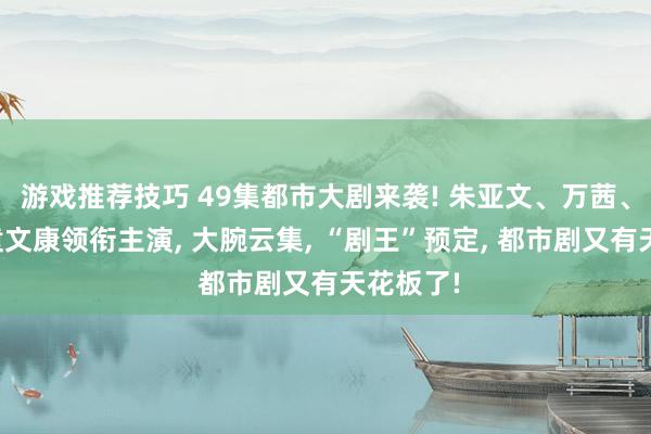 游戏推荐技巧 49集都市大剧来袭! 朱亚文、万茜、张萌、袁文康领衔主演, 大腕云集, “剧王”预定, 都市剧又有天花板了!